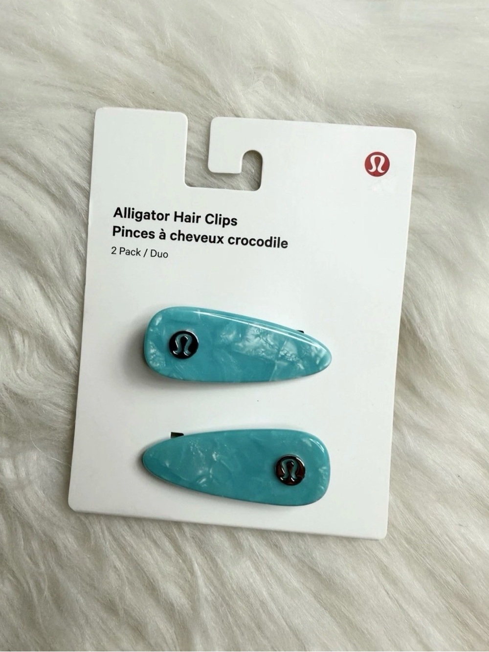 Lululemon Alligator Hair Clips 2 Pack IBNB New